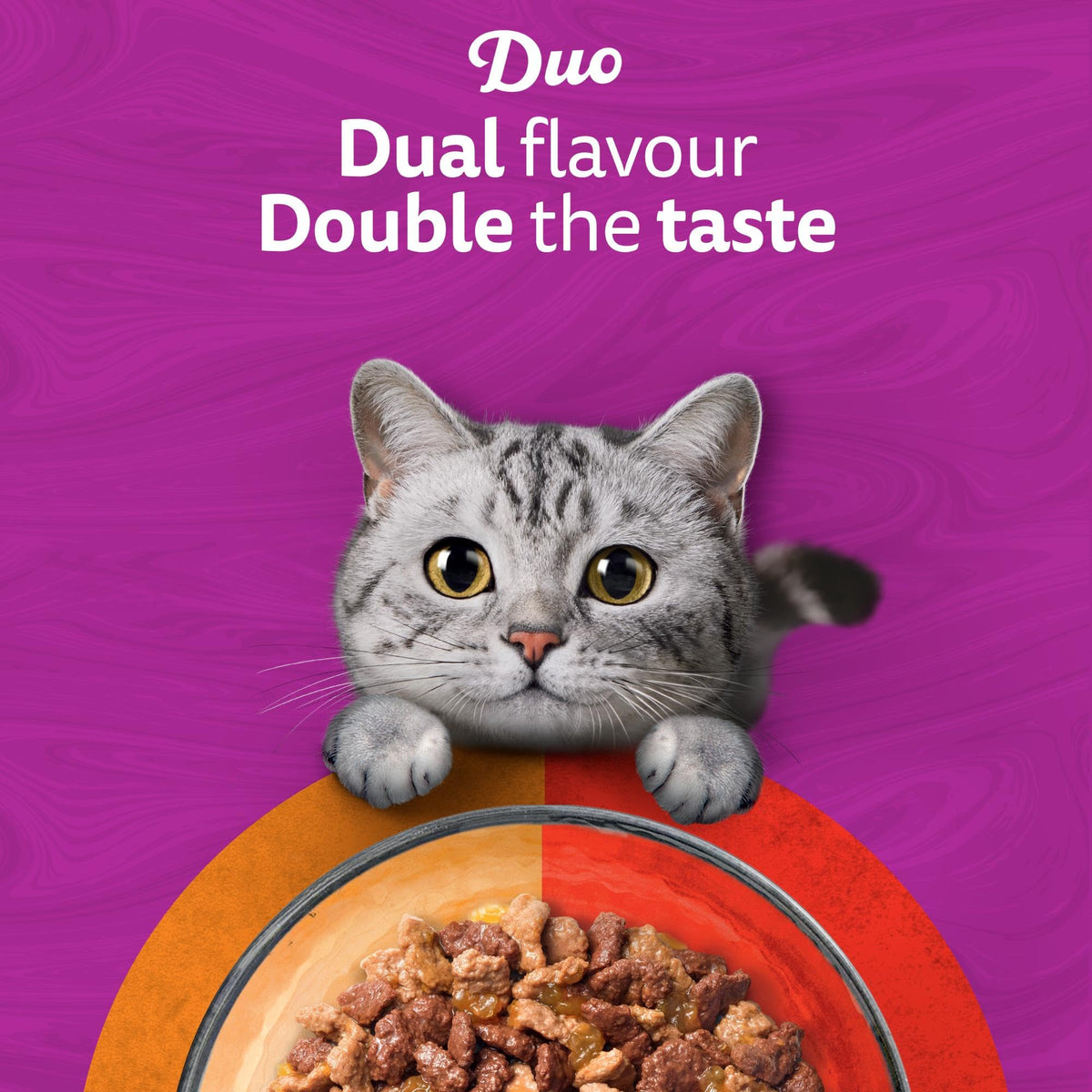WHISKAS DUO Adult Wet Cat Food in Jelly 40x85g Surf & Turf