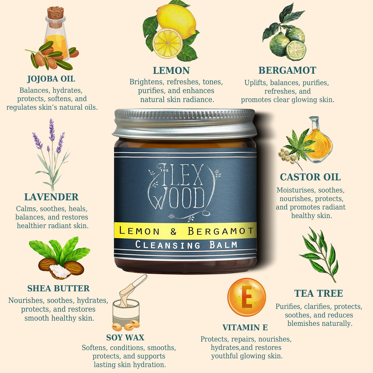 The Ilex Wood Rose & Frankincense Face Cream – Natural Moisturiser 60ml