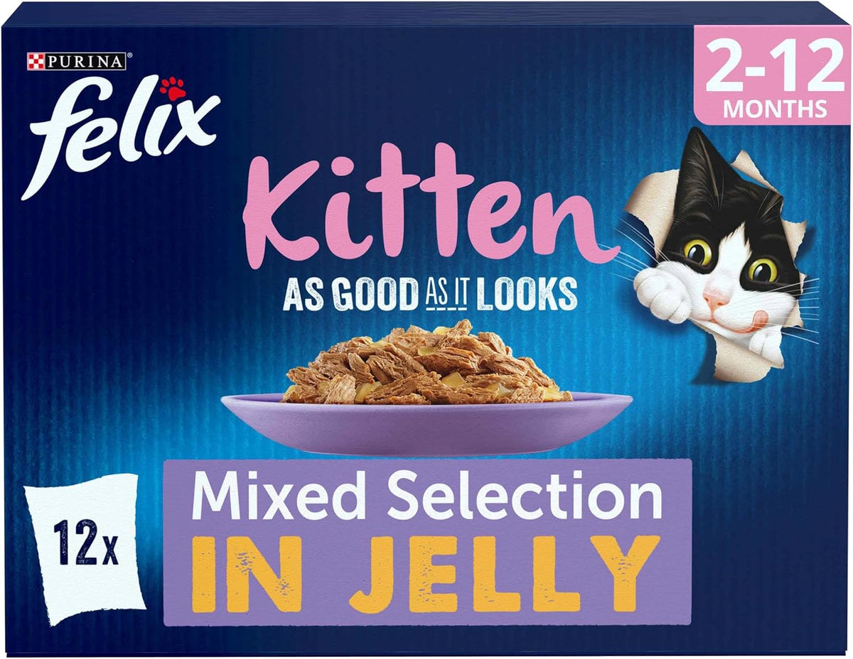 FELIX Doubly Delicious Countryside Selection in Jelly Wet Cat Food 40x85g