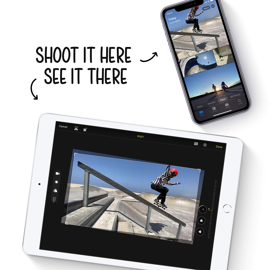 2020 Apple iPad (10.2-inch, Wi-Fi, 32GB) Silver (Renewed)
