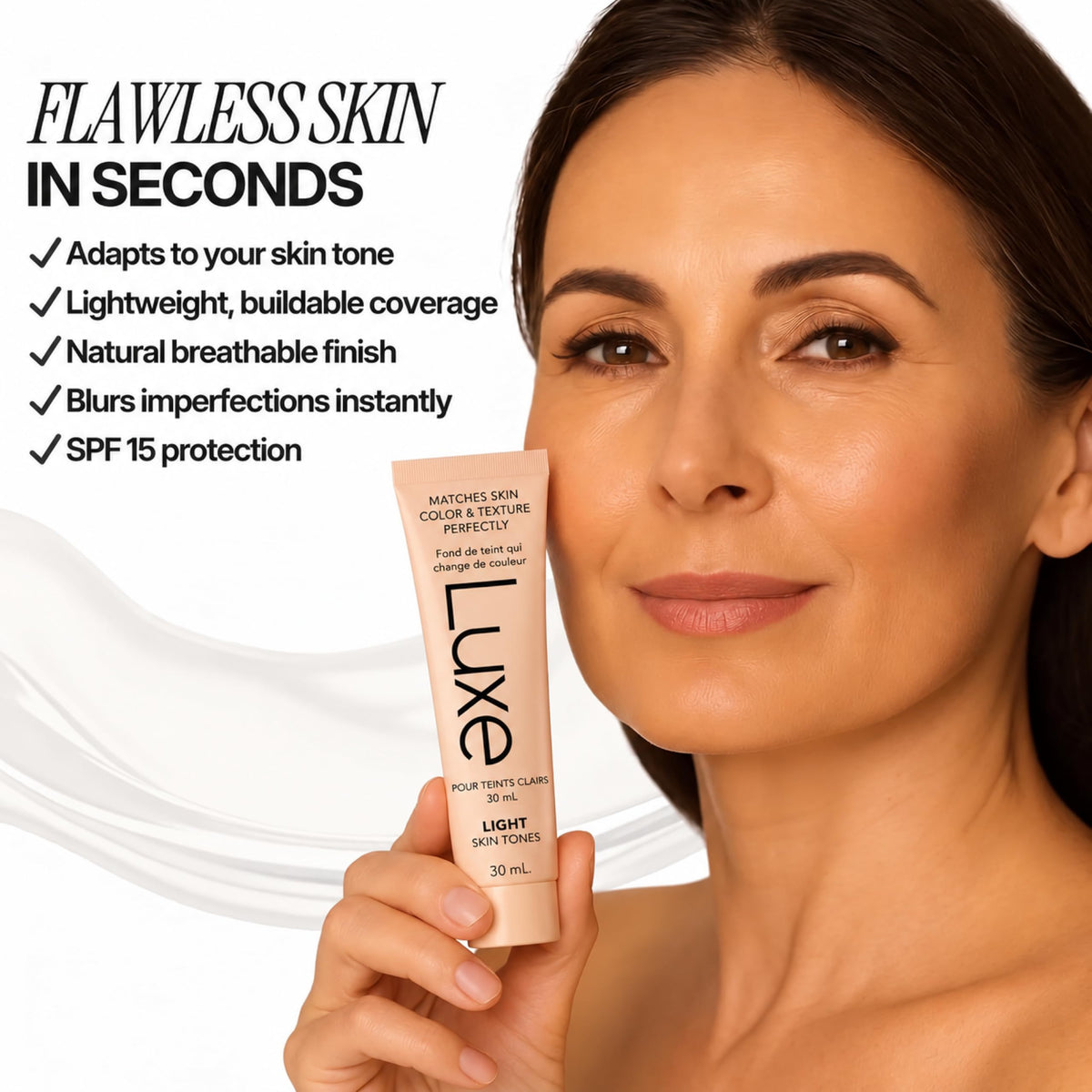 Luxe Color Changing Foundation – Medium
