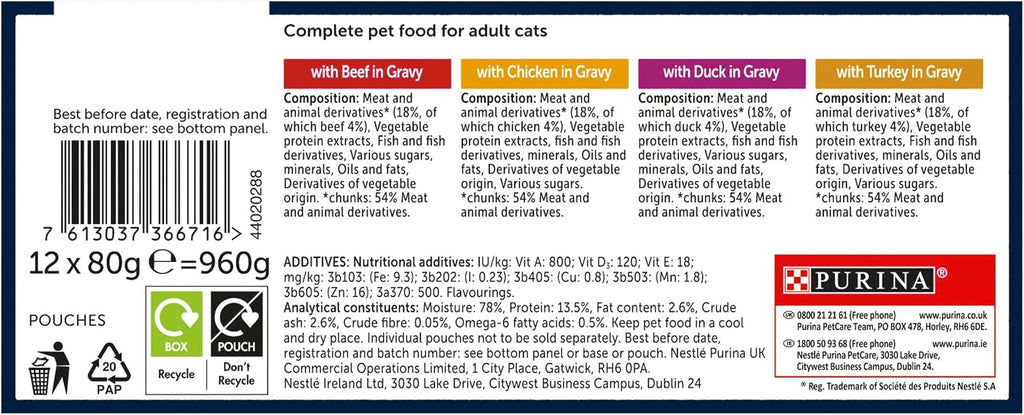 FELIX Soup Tender Strips Farm Selection Wet Cat Food 6x48g (Pack of 8)