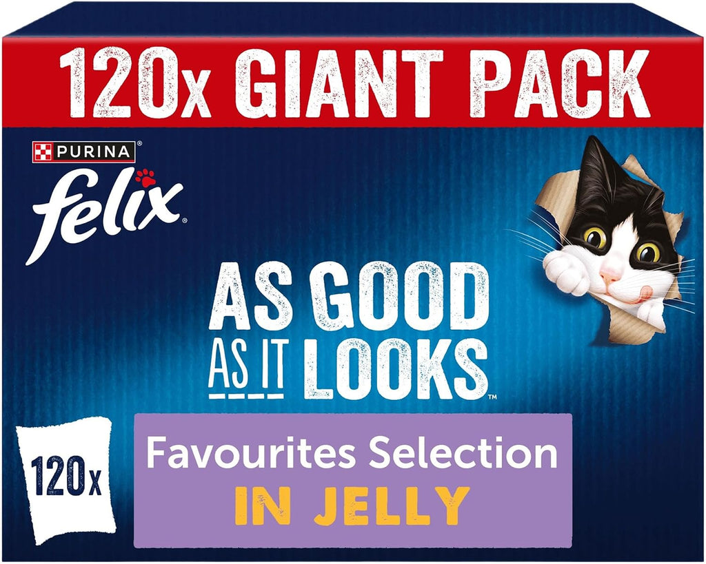 FELIX Doubly Delicious Countryside Selection in Jelly Wet Cat Food 40x85g