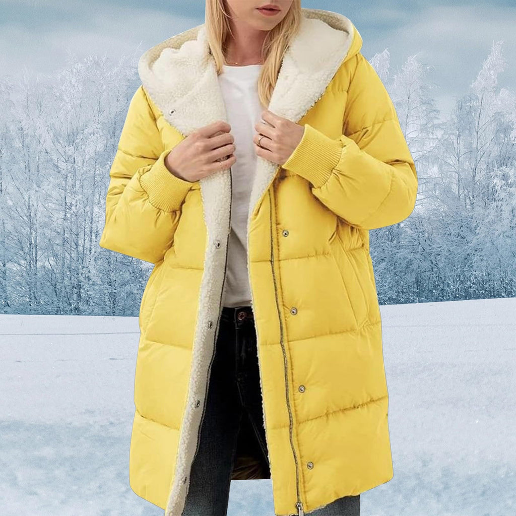 Women's Winter Puffer Jacket - Warm Padded Coat for UK Daily Wear Windproof Outer Loose Casual Fit Lightweight Padded Overcoat Cold Weather Resistant Autumn Outwear Jackets