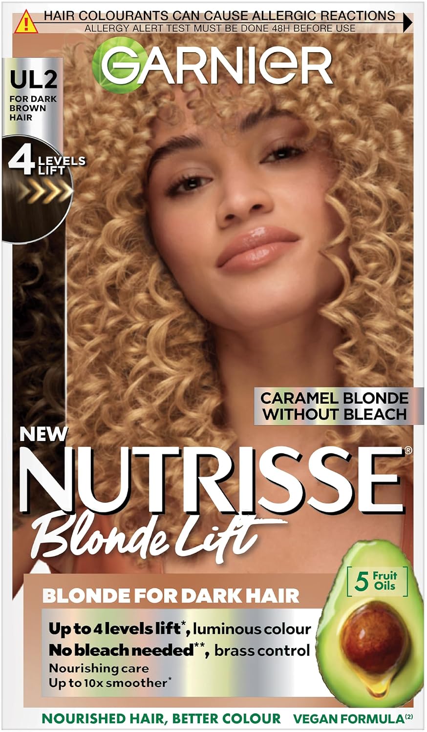 Garnier Nutrisse Ultra Color Permanent Hair Dye, 4.15 Iced Coffee Brown