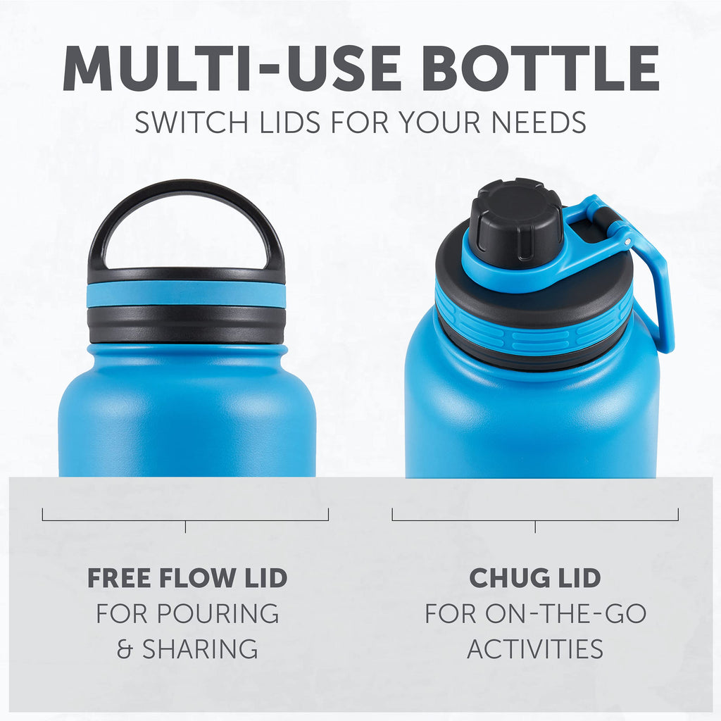 Polar Gear Insulated Water Bottle with Flip Straw - 800ml Wine