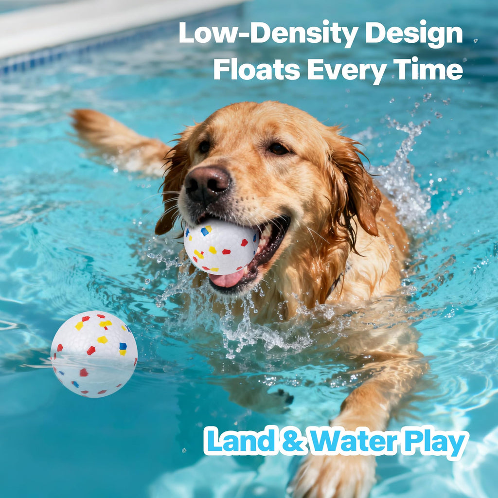 Pet Prime Automatic Dog Ball Launcher for Large Breed, Rechargeable Interactive Ball Thrower Toy with 10-40Ft, Fetch Machine with 6 Durable 2.5" Tennis Balls & Dog Whistle