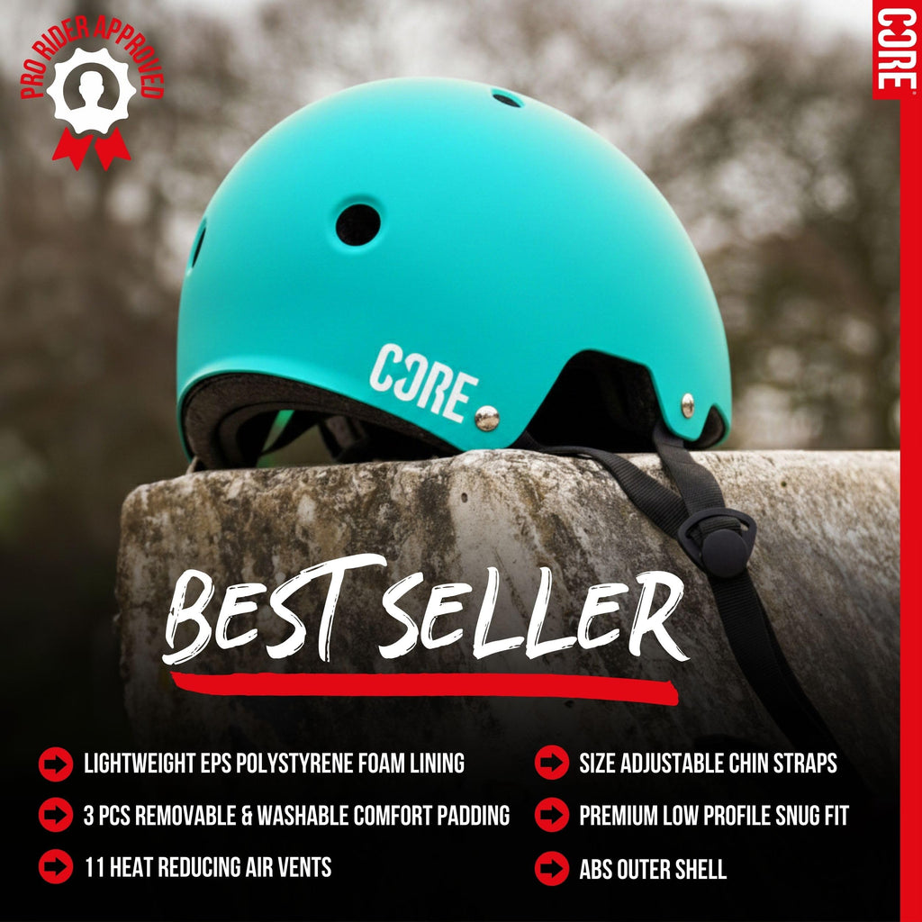 CORE Protection Helmet Skate/BMX/Bike/MTB/Roller Derby/Scooter