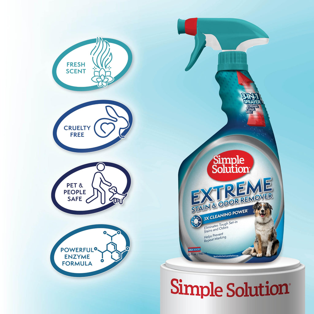 Simple Solution Extreme Pet Stain and Odour Remover Triple Strength 500ml