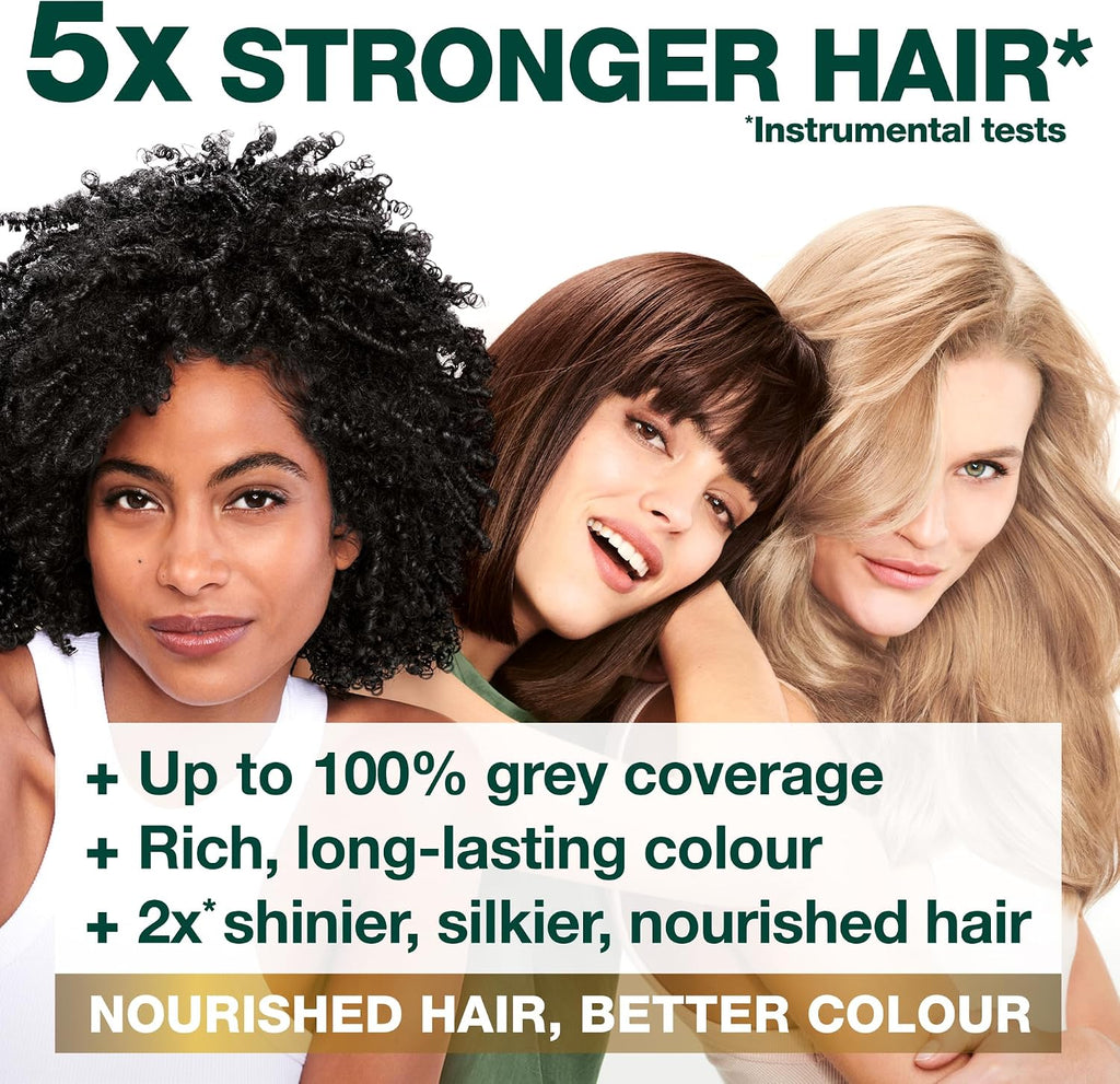 Garnier Nutrisse Ultra Color Permanent Hair Dye, 4.15 Iced Coffee Brown