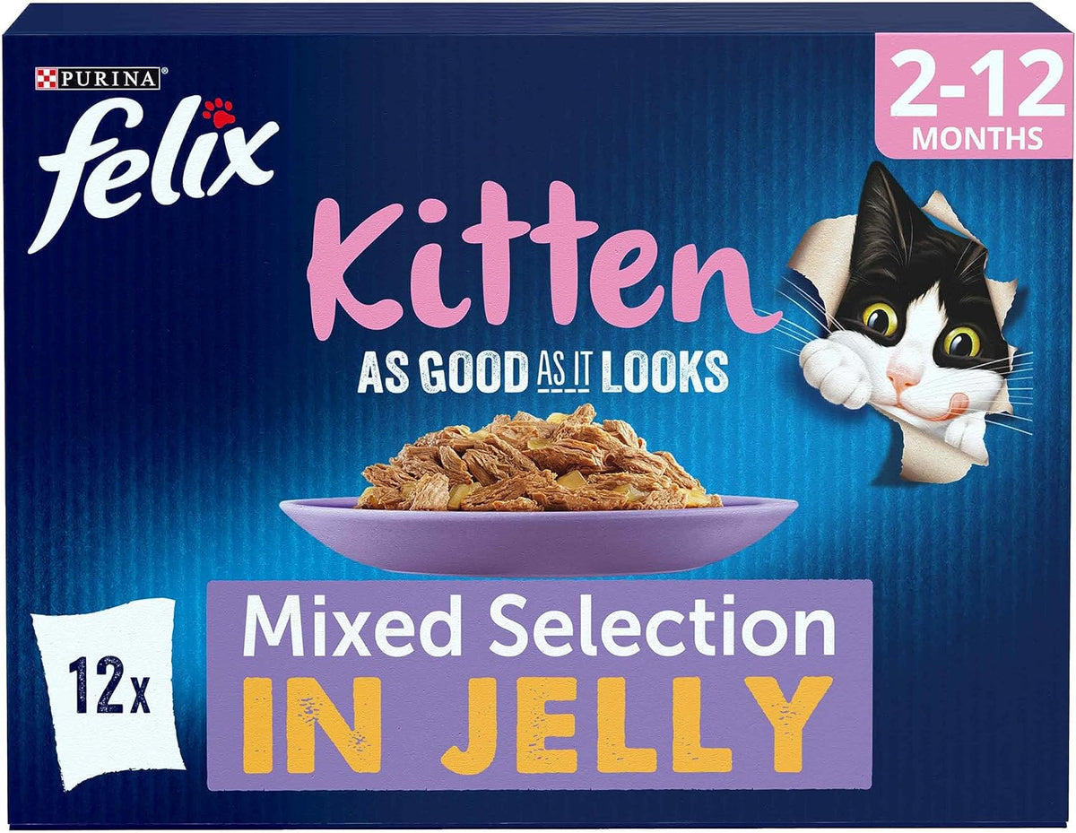FELIX Soup Tender Strips Farm Selection Wet Cat Food 6x48g (Pack of 8)