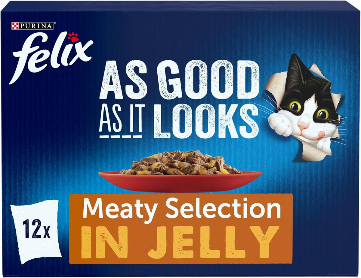 FELIX Doubly Delicious Countryside Selection in Jelly Wet Cat Food 40x85g