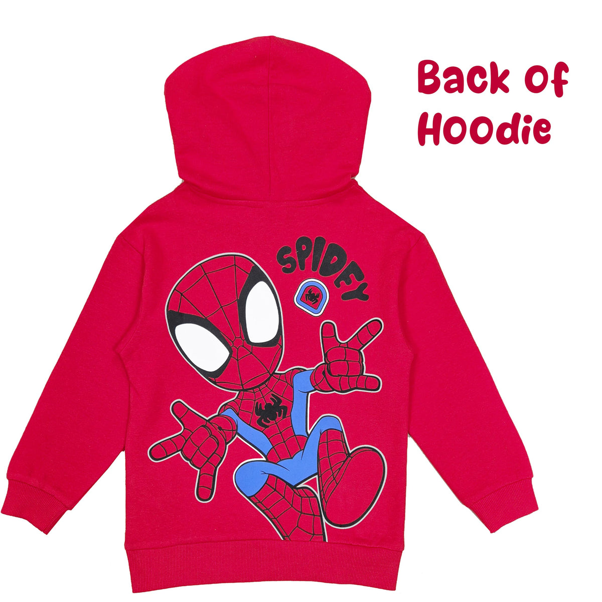 Marvel Spidey Boys Hoodie Personalised Spiderman Hoody with Initial