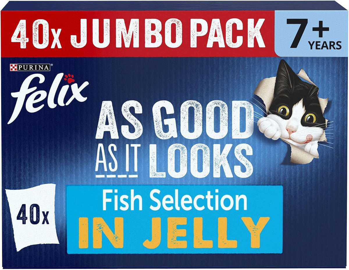 FELIX Doubly Delicious Countryside Selection in Jelly Wet Cat Food 40x85g