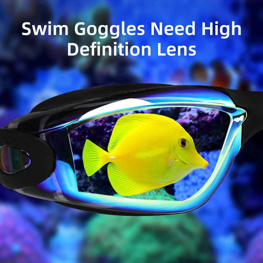 Swim Goggles 2 Pack Anti Fog No Leaking for Adult Women Men