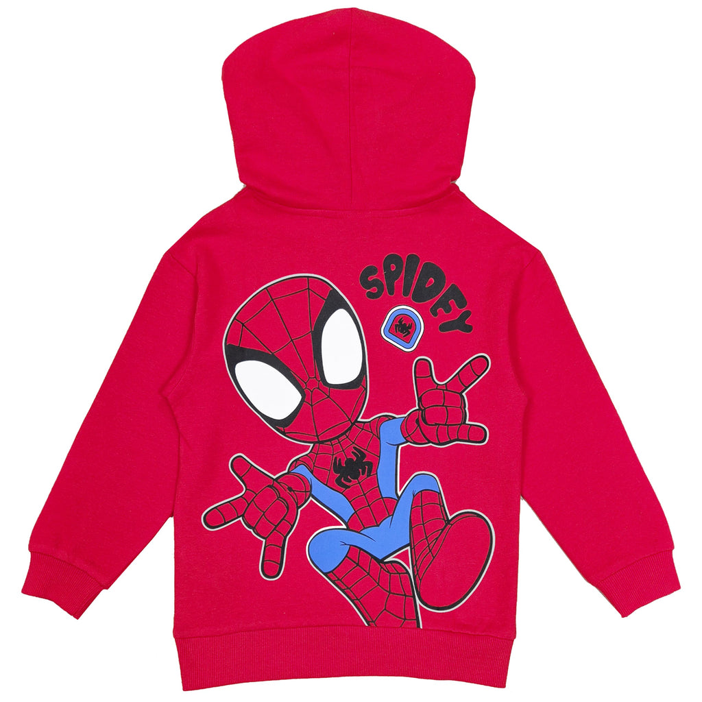 Marvel Spidey Boys Hoodie Personalised Spiderman Hoody with Initial