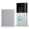 Ring Battery Video Doorbell Plus (Newest Gen) + Chime (3rd Gen) | DIY Wireless Video Doorbell Camera with 1536p HD Video, Head-To-Toe View, Quick Release Battery Pack | Easy to install (5min)