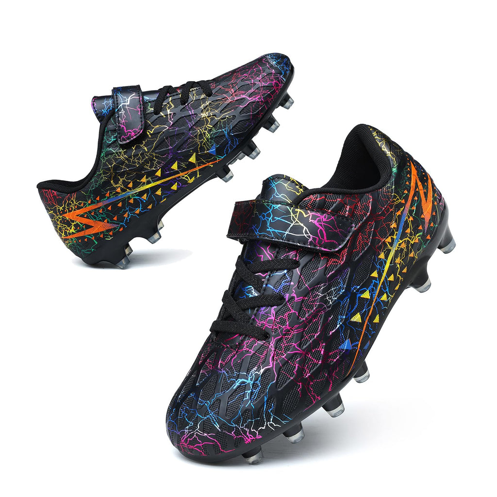 Boys Football Boots Shoes Kids Girls FG/AG Soccer Athletics Sport Shoes Training Shoes Running Shoes Teenager Indoor Outdoor Football Shoes Sneakers for Unisex