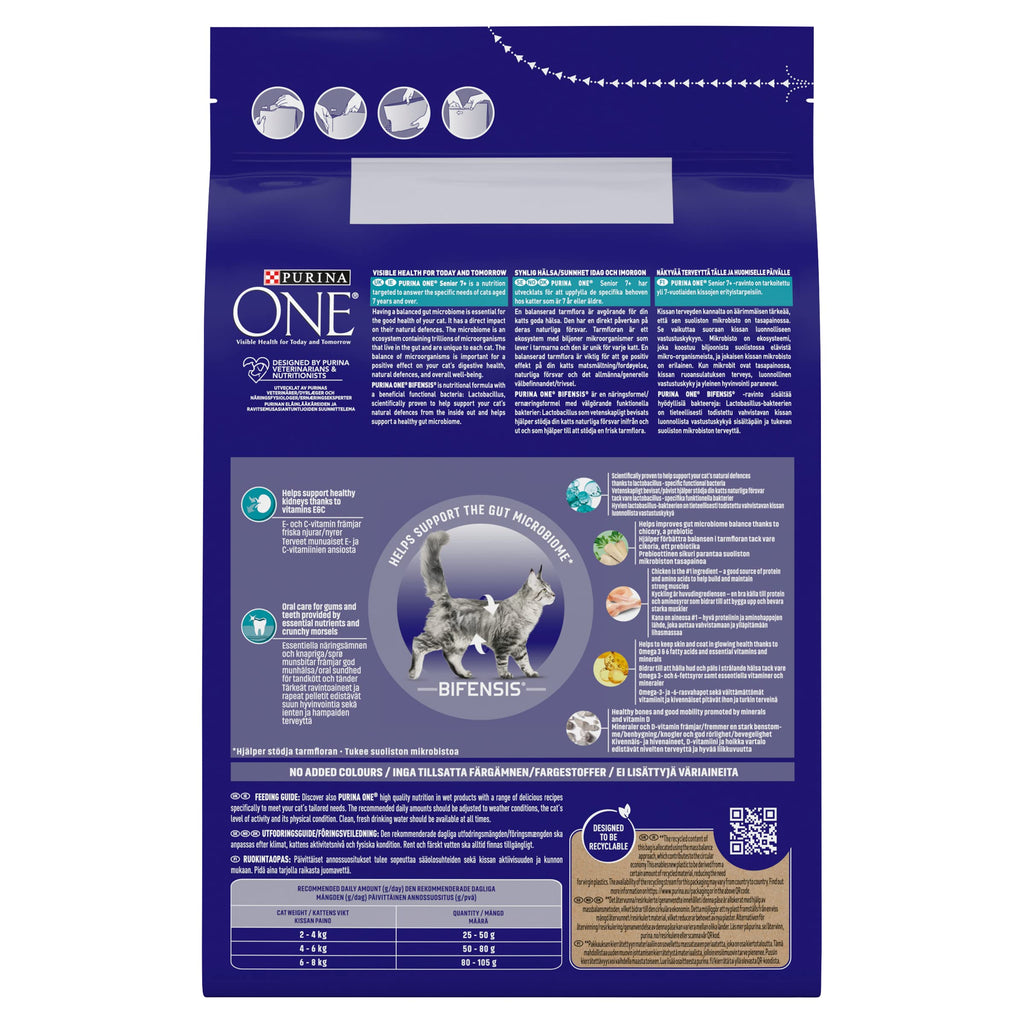 PURINA ONE Bifensis Adult Dry Cat Food Chicken 7.5kg Pack