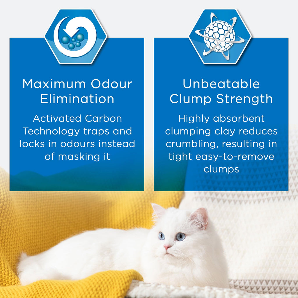 Ever Clean Clumping Cat Litter, Multiple Cat, Scented for long-lasting freshness, Unbeatable Clumping Strength, 10L