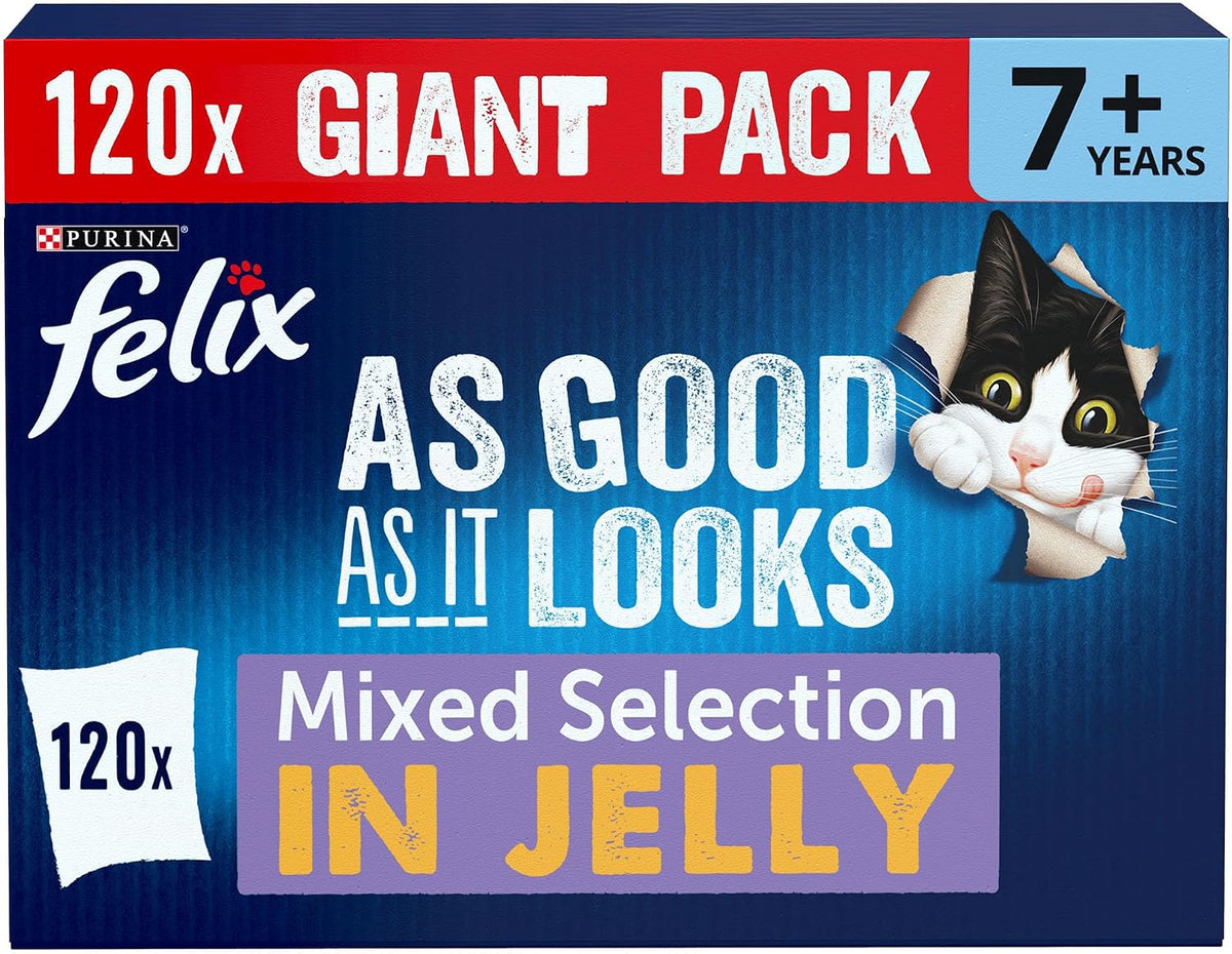 FELIX Doubly Delicious Countryside Selection in Jelly Wet Cat Food 40x85g