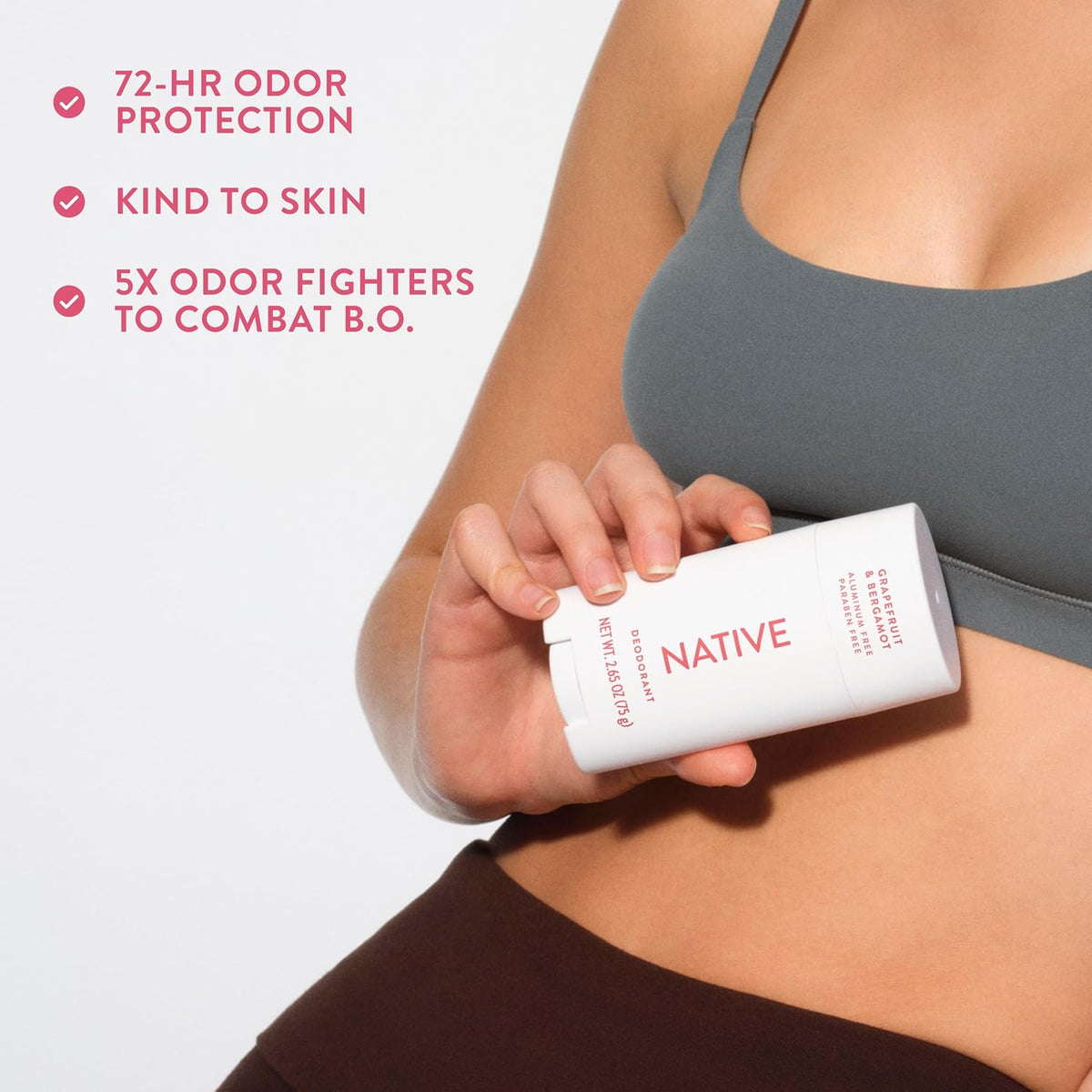 Native Aluminum-Free Deodorant for Women & Men, Coconut & Vanilla, 2.65oz