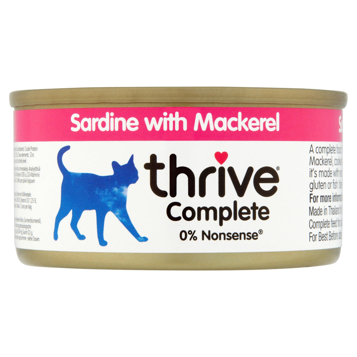 Thrive Complete Tuna with Salmon Wet Cat Food Cans – Adult & Senior – 6 x 75g