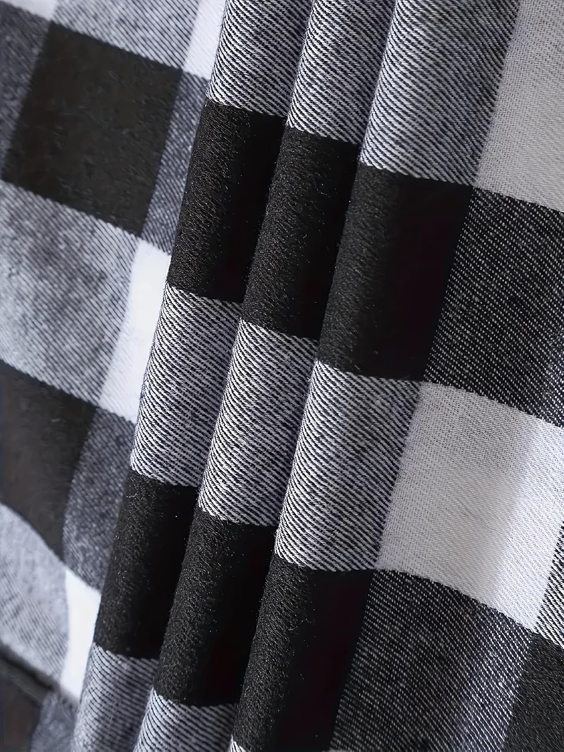 Men's Casual Plaid Hooded Shirt with Chest Pocket & Adjustable Drawstring - Stylish Long Sleeve Fall Casual Button-Up