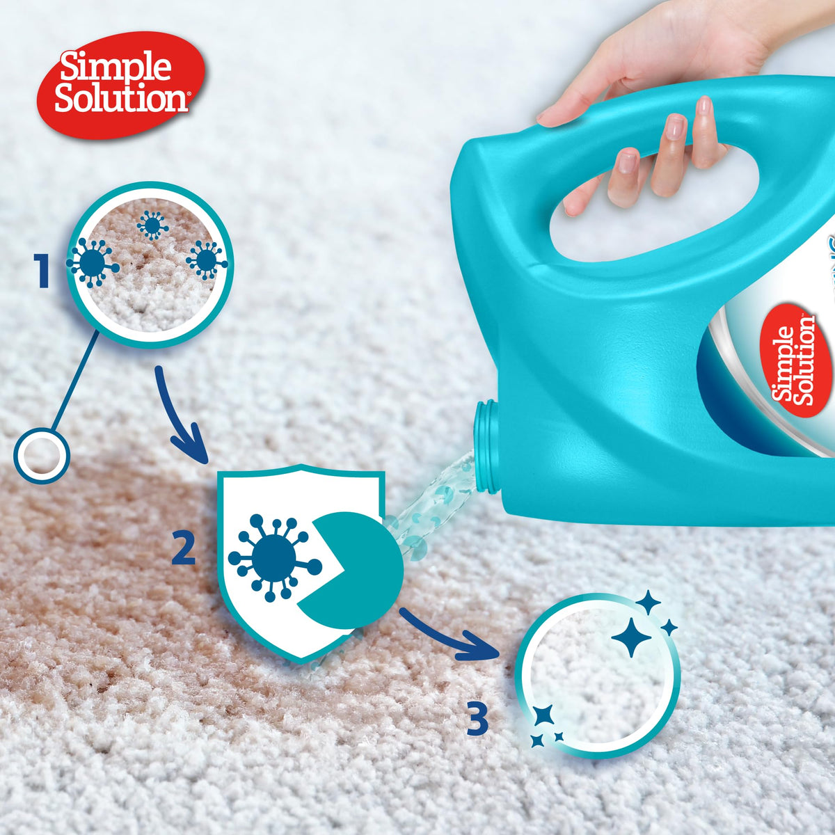 Simple Solution Extreme Pet Stain and Odour Remover Triple Strength 500ml