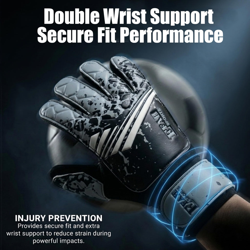 Football Goalkeeper Gloves for Boys Kids Youth with Super Grip