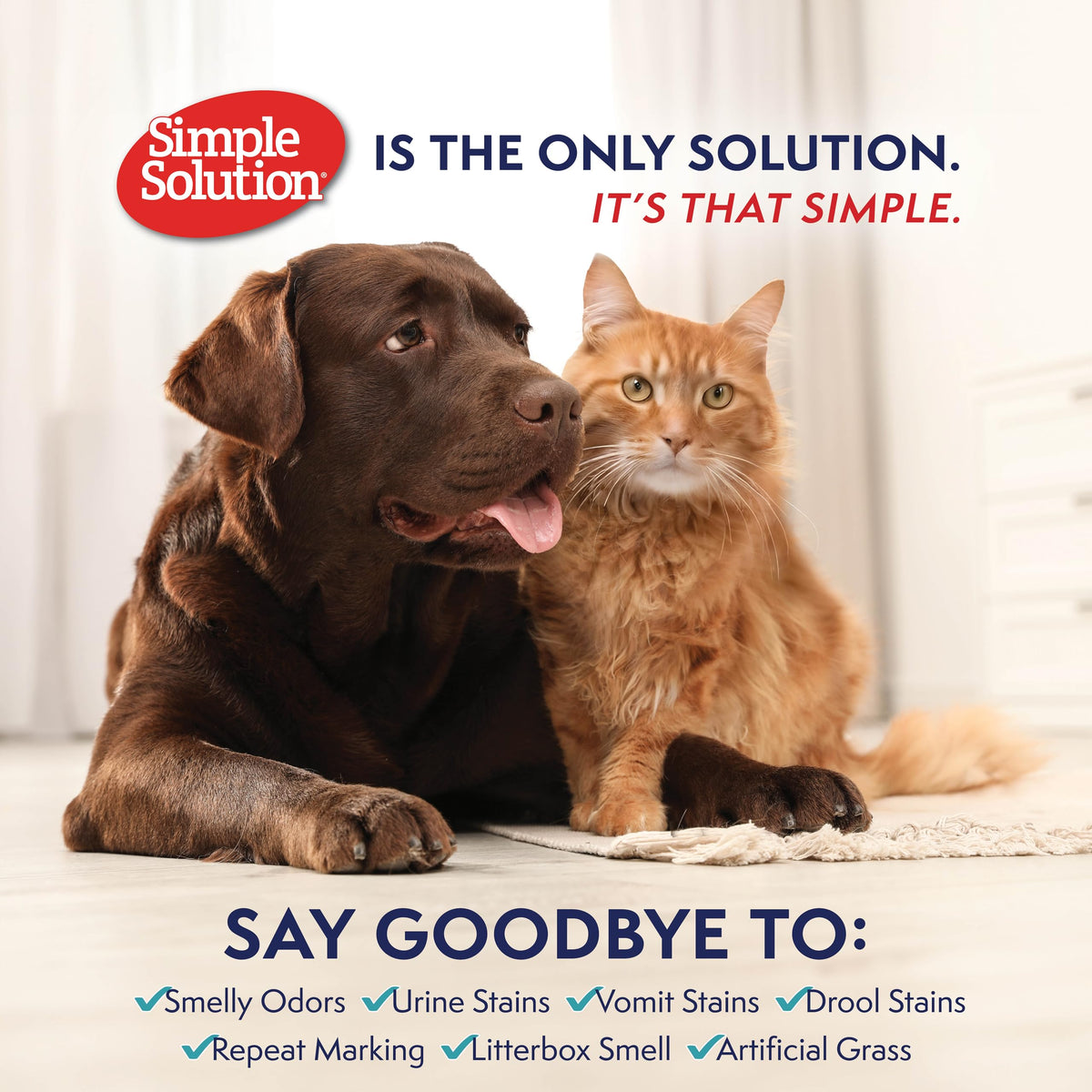 Simple Solution Extreme Pet Stain and Odour Remover Triple Strength 500ml