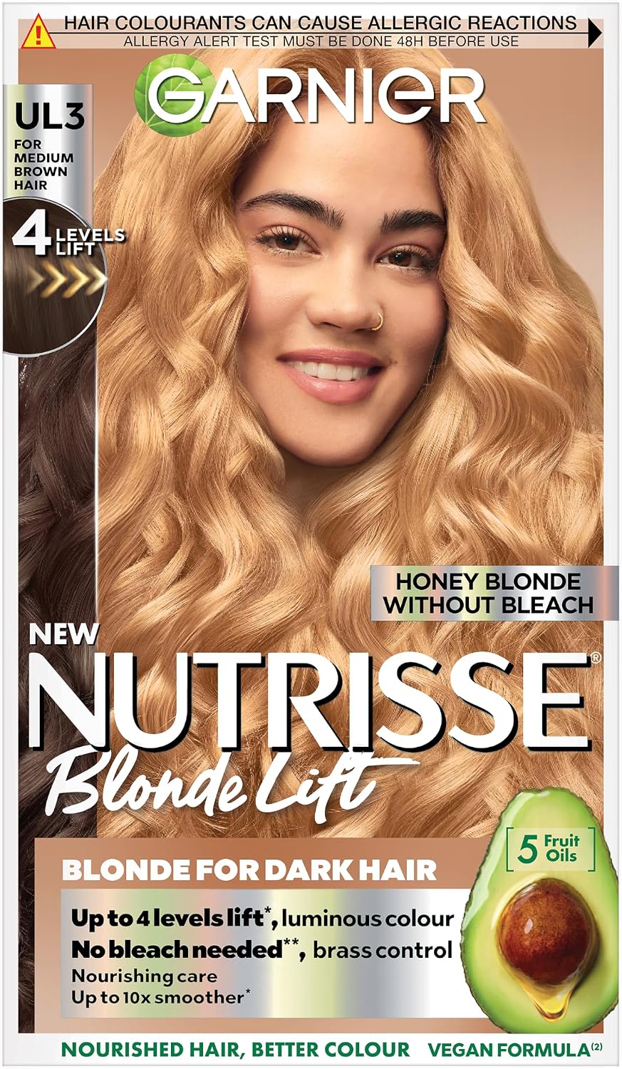 Garnier Nutrisse Ultra Color Permanent Hair Dye, 4.15 Iced Coffee Brown