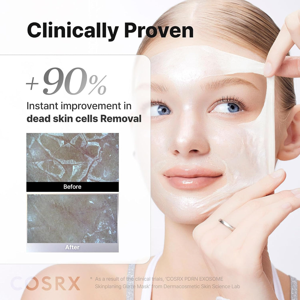 COSRX PDRN Exosome Skinplaning Glaze Mask 50ml (Brush Included)