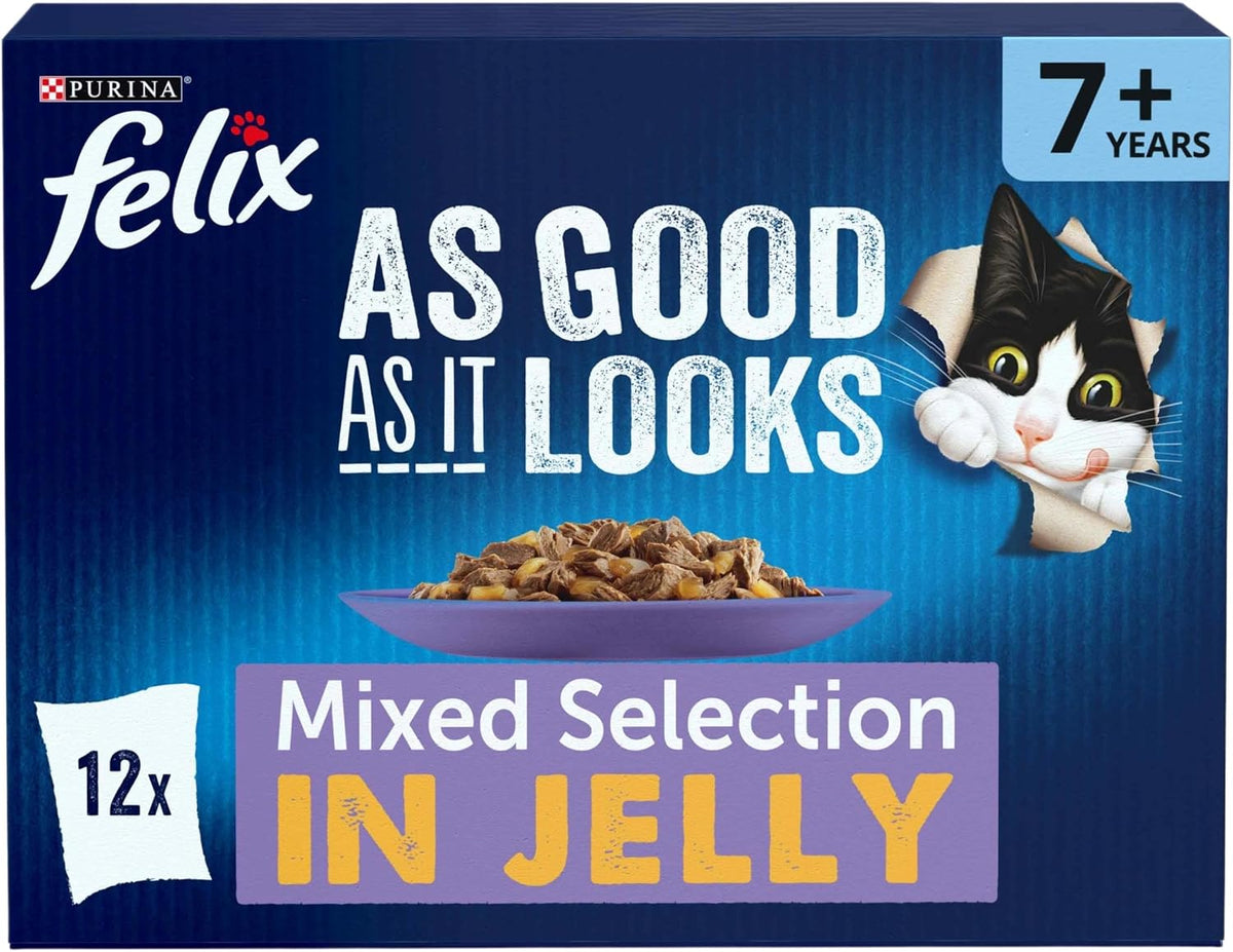 FELIX Doubly Delicious Countryside Selection in Jelly Wet Cat Food 40x85g