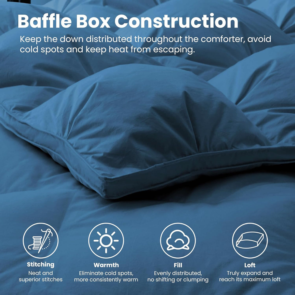 Single Duvet 10.5 Tog Goose Feather Down 135x200cm Cotton Cover Quilt Deodar