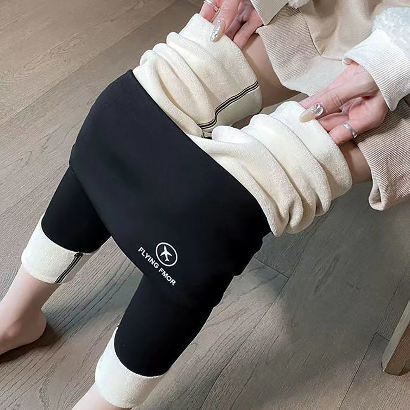Women's Thick Sweatpants - High Waist Autumn Winter Casual Sport Trousers