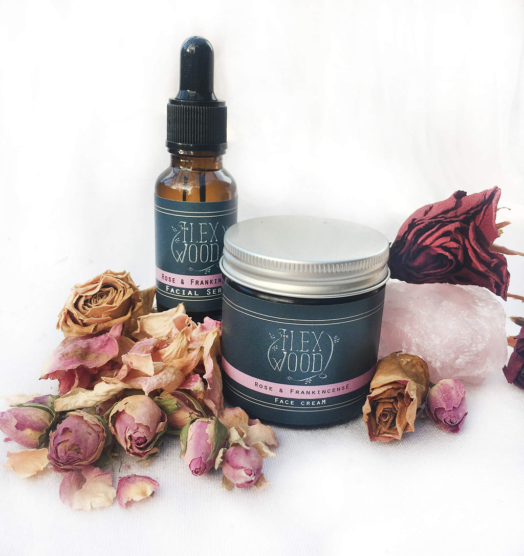 The Ilex Wood Rose & Frankincense Face Cream – Natural Moisturiser 60ml
