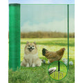 Temporary Garden Fence 101cm x 15m Metal Posts Outdoor Yard Animal Barrier Mesh