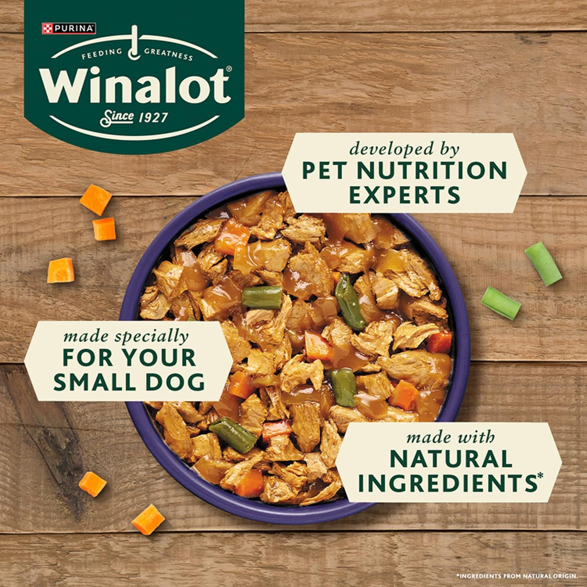 WINALOT Sunday Dinner Mixed in Gravy Wet Dog Food Pouches 40x100g