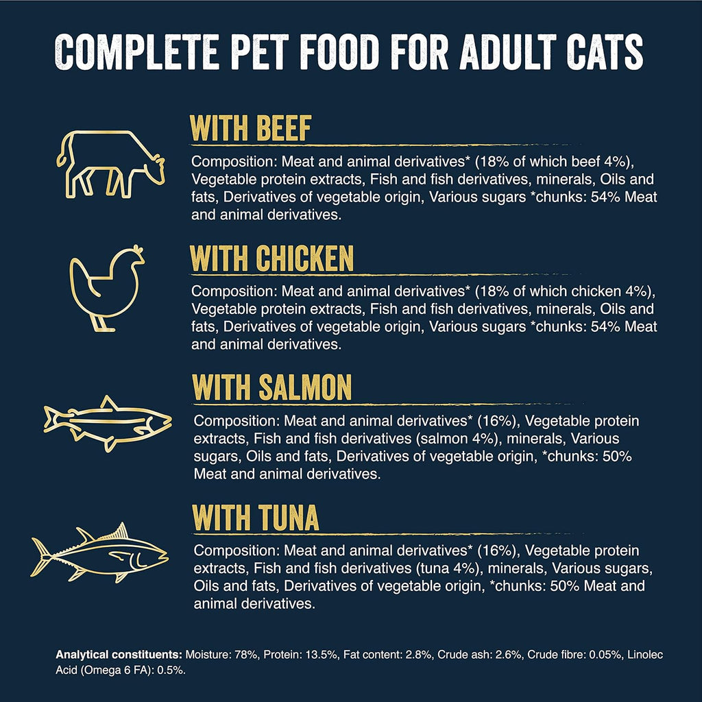 FELIX Soup Tender Strips Farm Selection Wet Cat Food 6x48g (Pack of 8)
