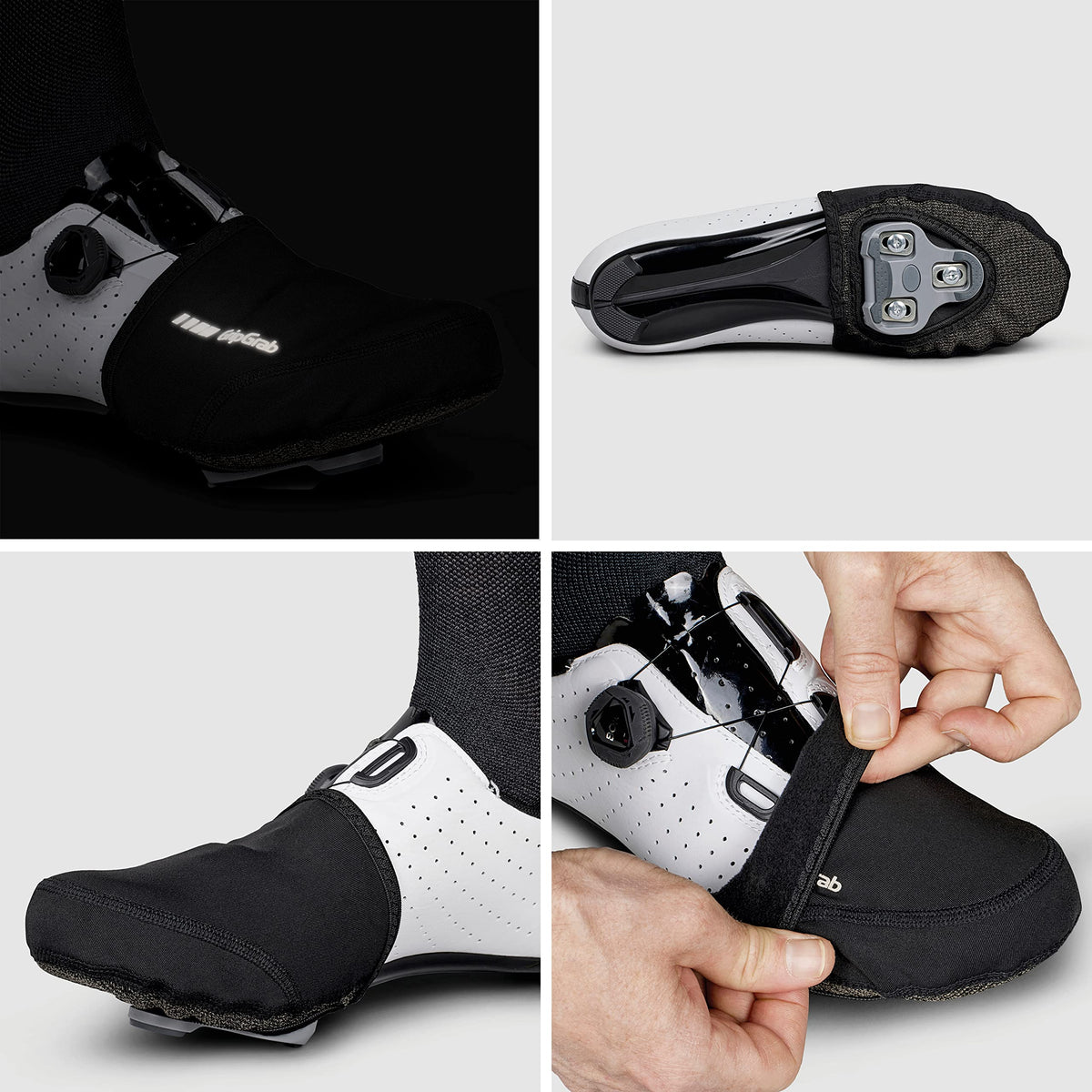 GripGrab Windproof Road Bike Toe Covers - Thermal Cycling Overshoes