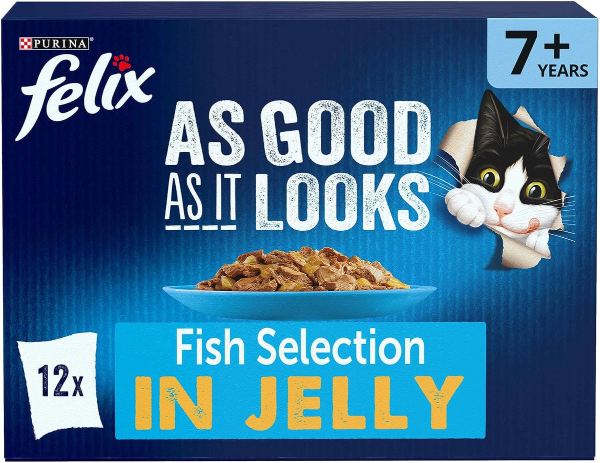 FELIX Soup Tender Strips Farm Selection Wet Cat Food 6x48g (Pack of 8)