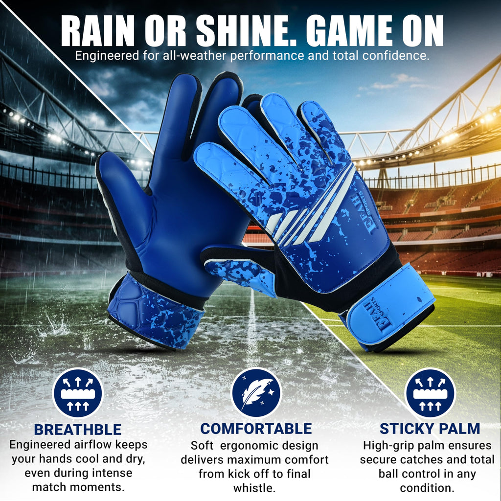Football Goalkeeper Gloves for Boys Kids Youth with Super Grip