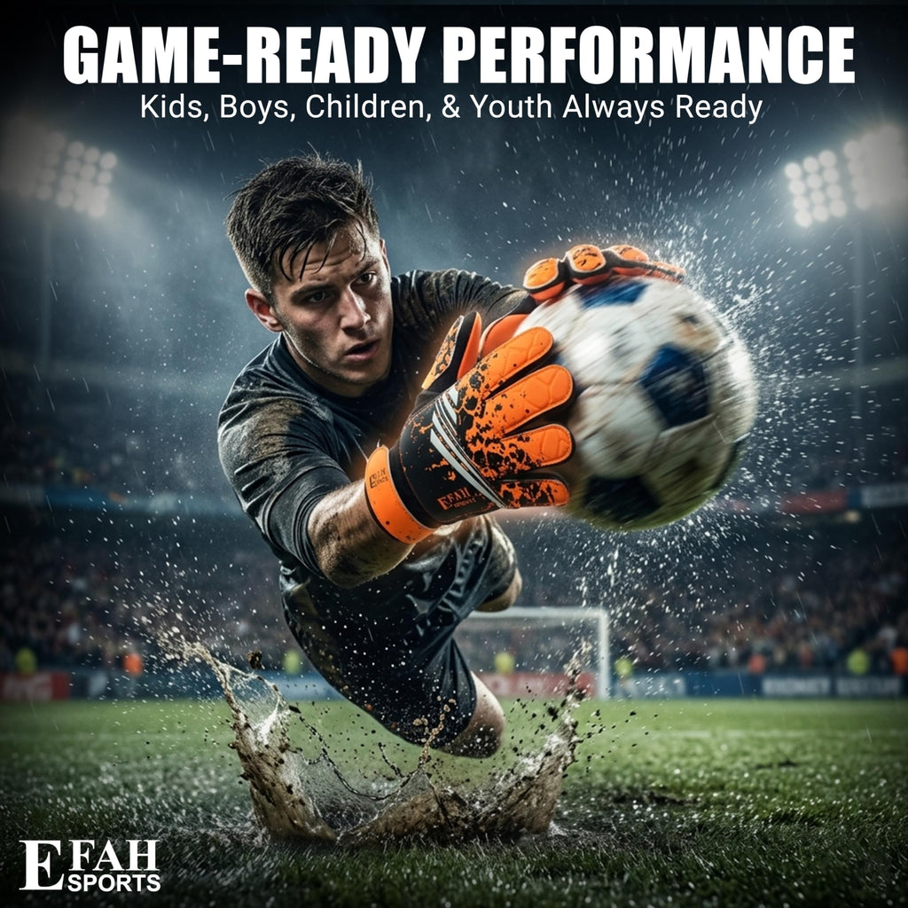 Football Goalkeeper Gloves for Boys Kids Youth with Super Grip