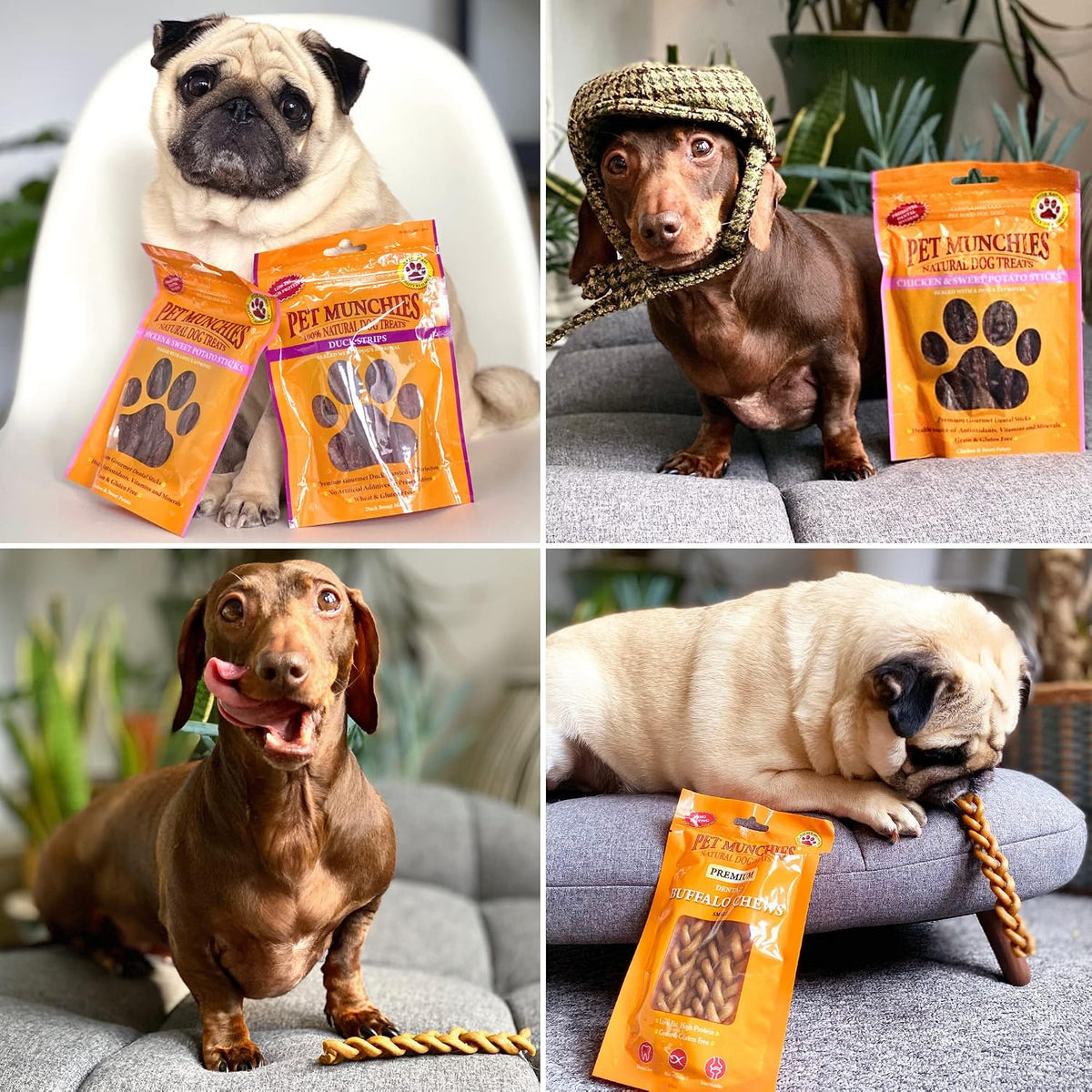 Pet Munchies Venison & Beef Liver Dog Training Treats, Grain Free Tasty Bites with Natural Real Meat, Low in Fat 50g