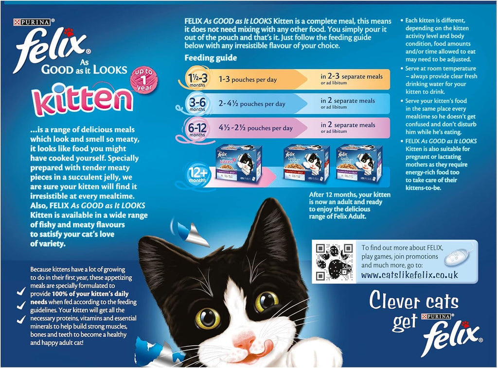 FELIX Doubly Delicious Countryside Selection in Jelly Wet Cat Food 40x85g