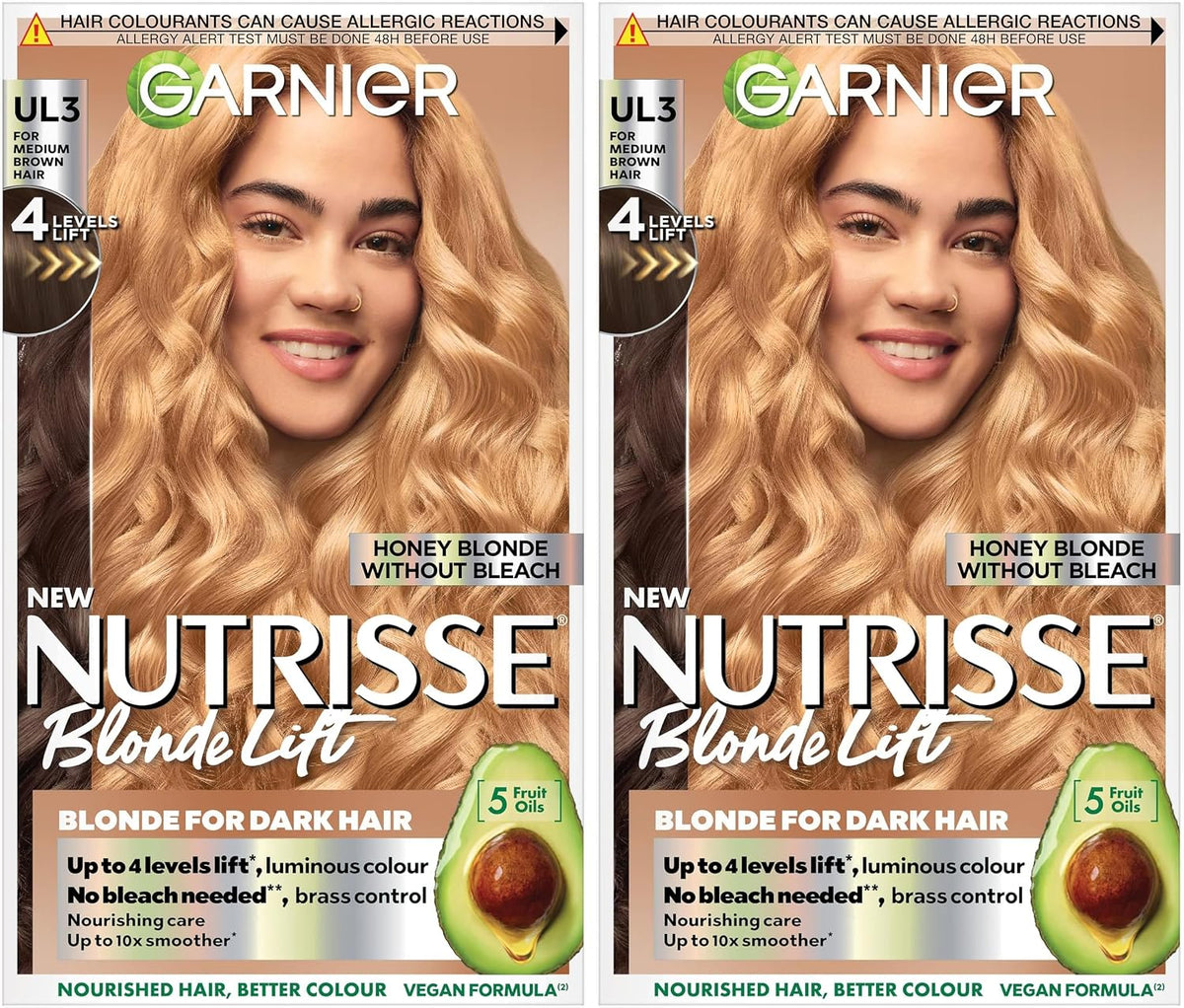 Garnier Nutrisse Ultra Color Permanent Hair Dye, 4.15 Iced Coffee Brown
