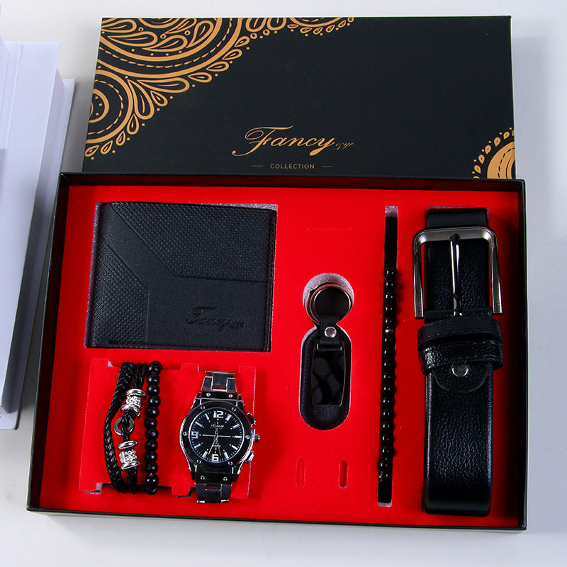 Men's Gift Set - Belt and Wallet Gift Box for Boyfriend, Christmas or Valentine's Day
