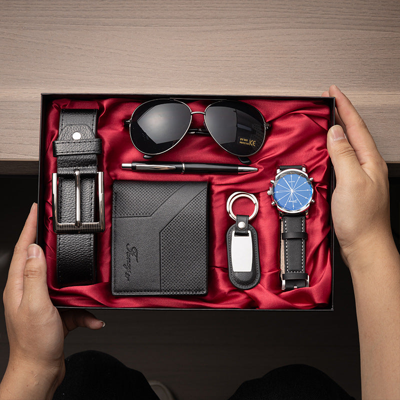 Men's Gift Set - Belt and Wallet Gift Box for Boyfriend, Christmas or Valentine's Day