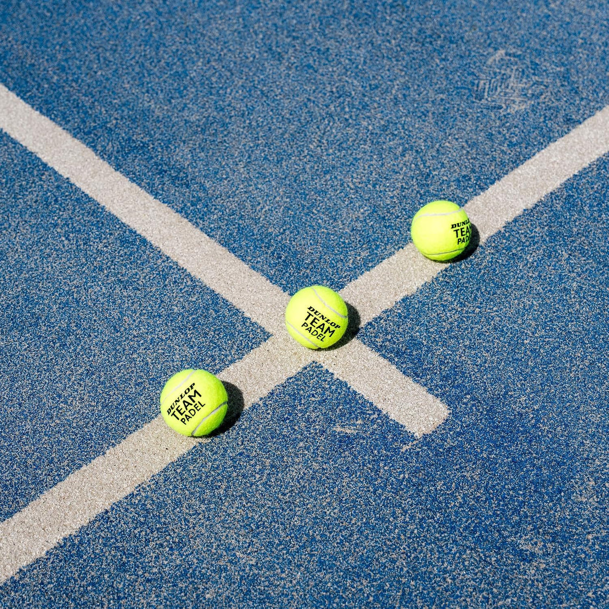Dunlop Padel Balls Team Padel, 3 Balls